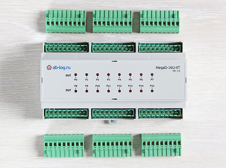Расширитель на DIN-рейку PCA9685 - MegaD-16U-XT