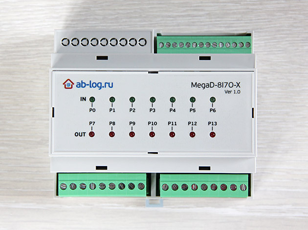 Исполнительный модуль MegaD-8I7O-X